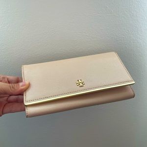 Tory Burch plush pink Wallet